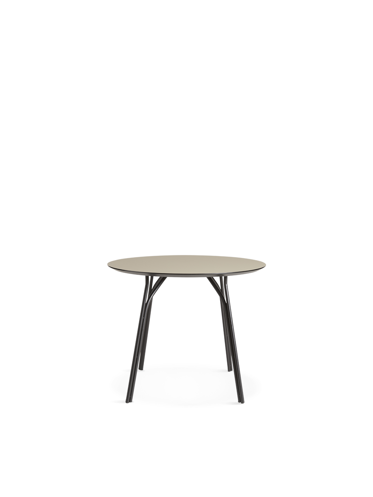 Tree Spisebord (90 cm) - Beige/Sort